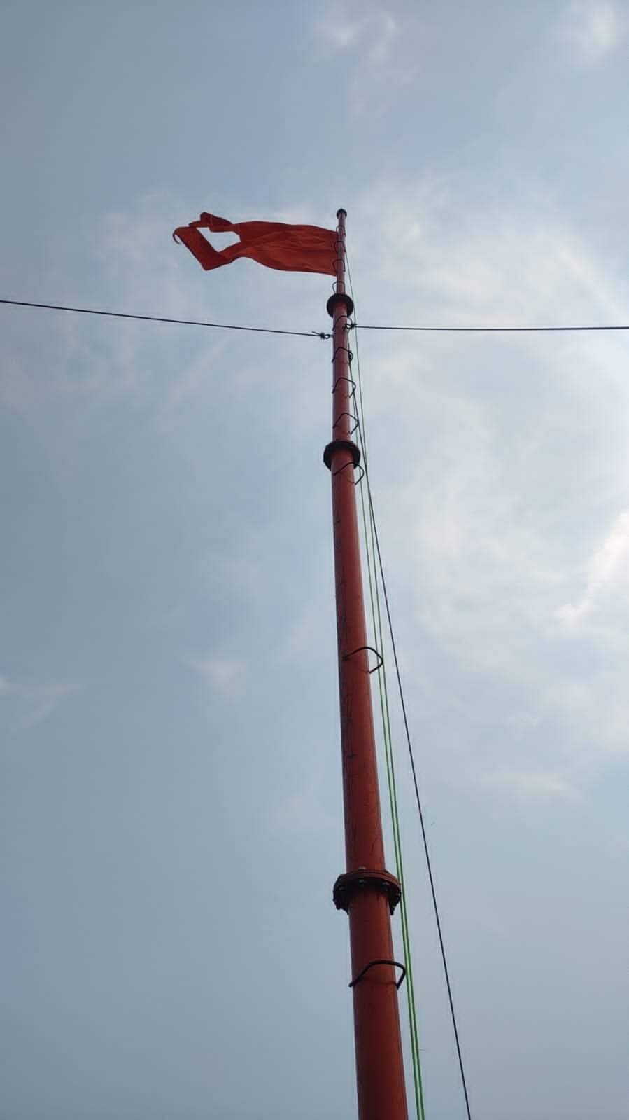 Adarsh Maharashtra | मलंग गडावर ४० फूट उंच भगव्या ध्वजाची स्थापना!सह्याद्री प्रतिष्ठान दुर्गा...