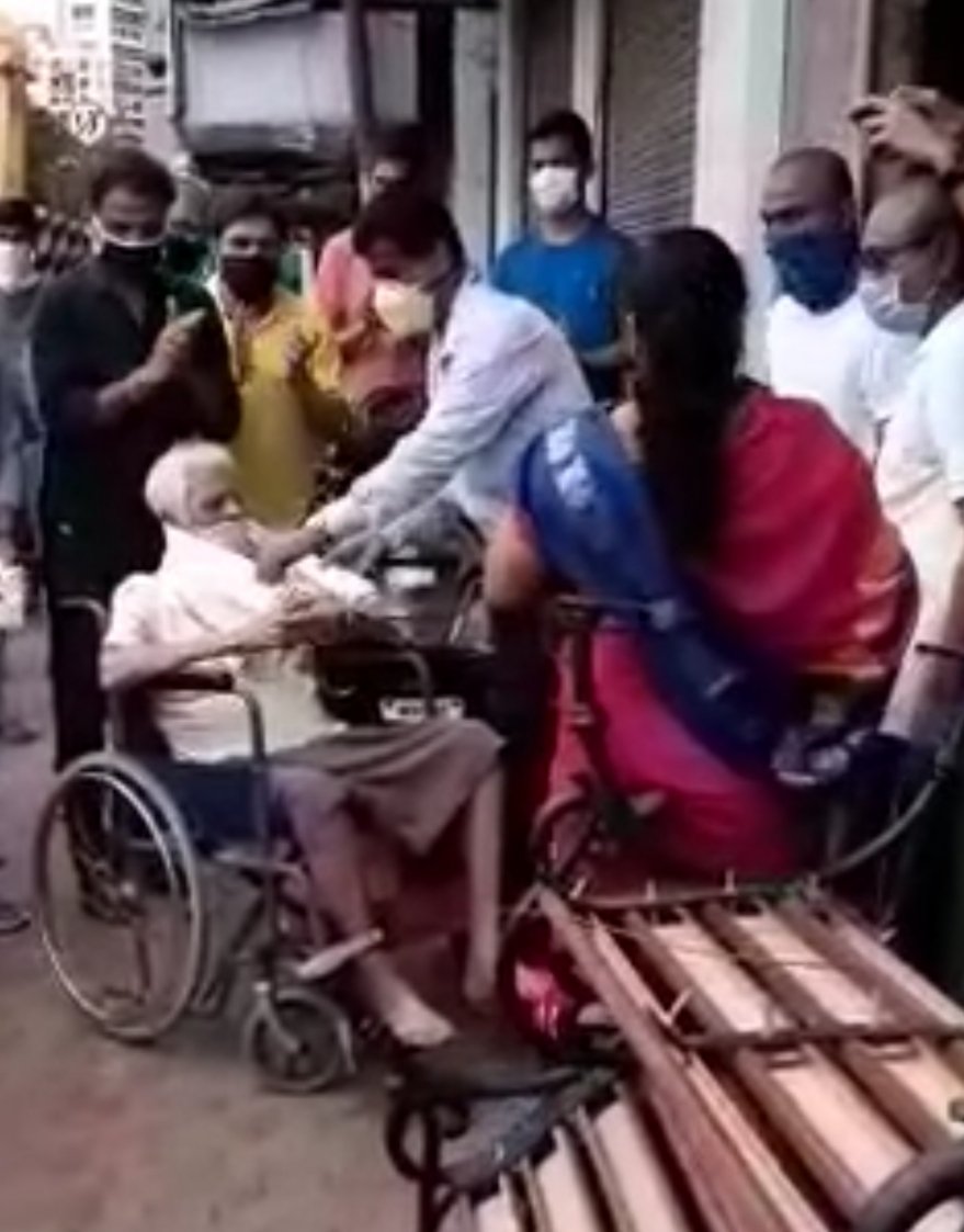 Adarsh Maharashtra | 96 वर्षाच्या वृद्धाची कोरोनावर मात